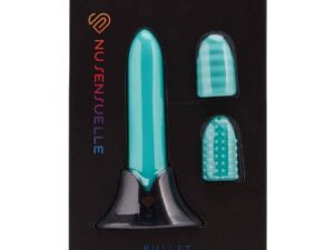 Nu Sensuelle Point Plus Rechargeable Bullet - Tiffany Blue | Powerful & Customizable Vibrator+