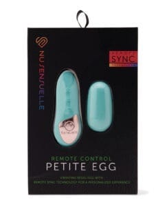 Nu Sensuelle Remote Control Petite Egg in Blue with 15 Vibration Patterns