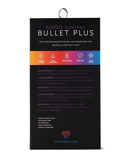 Nu Sensuelle Remote Control Wireless Bullet Plus - Navy Blue - Image 6