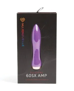 Nu Sensuelle 60SX AMP Silicone Bullet - Purple | Powerful Rechargeable Vibrator with 12 Speeds and Comfort