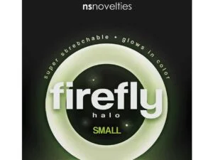 Firefly Halo Small Cockring by NS Novelties – Clear Silicone Glow-in-the-Dark Penis Enhancement