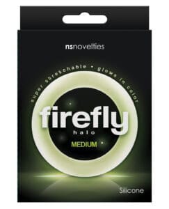 Firefly Halo Medium Cockring in Clear Silicone by NS Novelties