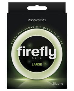 Firefly Halo Large Cockring – Clear Silicone for Enhanced Performance by NS Novelties Part NSN-0473-41