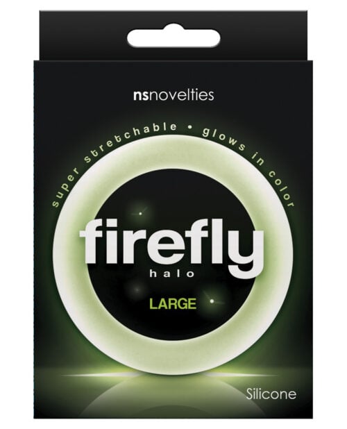 Firefly Halo Large Cockring – Clear Silicone for Enhanced Performance by NS Novelties Part NSN-0473-41
