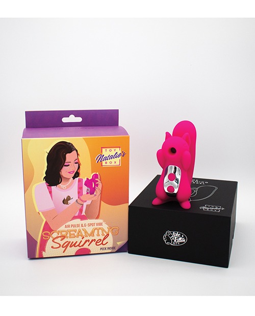 Like A Kitten Natalie's Toy Box Screaming Squirrel Vibrator - Hot Pink - Condom Sense Like A Kitten Natalie's Toy Box Screaming Squirrel Vibrator - Hot Pink - Condom Sense