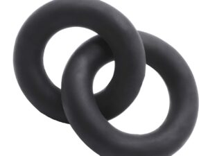 Oxballs Shackle Double Linked Cock and Ball Rings - Night Edition by Oxballs (Part #OX-104-NGT)