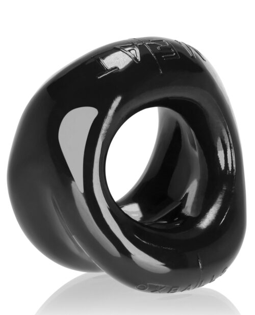 Oxballs Meat Padded Cock Ring - Black for Enhanced Bulge and Fit