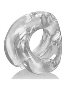 Oxballs Meat Padded Cock Ring - Clear | Enhances and Adds Bulk for a Heavier Look