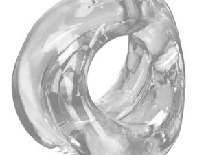 Oxballs Meat Padded Cock Ring - Clear | Enhances and Adds Bulk for a Heavier Look