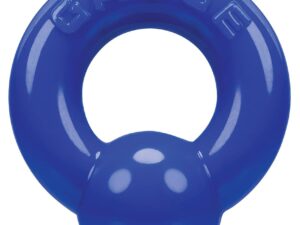 Oxballs Gauge Cockring in Police Blue – Adjustable Gaged Body Jewelry for Men