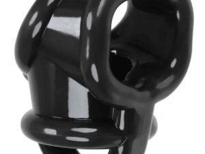 Oxballs Ballsling Ball Split Sling – Black, TPR Material, Comfortable Fit for Him