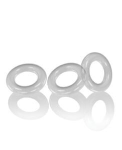 Oxballs Willy Rings Clear 3-Pack – Flexible TPR Cock & Ball Stretching Rings for Men