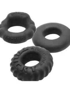 Oxballs Bonemaker Boner Cock Ring Kit Pack of 3 - Night Edition by Oxballs
