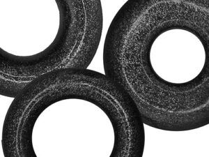 Oxballs Cockpack Multi-Size Cockring Set - Black Mica