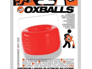 Oxballs Silicone Balls-T Ball Stretcher - Red for Gentle Stretching and Training