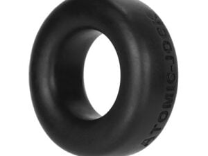 Oxballs Silicone Cock T Cock Ring - Black, Small Size for Maximum Bulge and Comfort