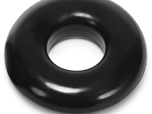 Oxballs DO-NUT 2 Black Cock Ring – Larger, Stretchier, Durable Design for Men