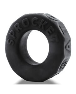 Oxballs Sprocket Comfort No-Roll Cock Ring - Night Edition by Oxballs