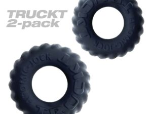 Oxballs TruckT Cock & Ball Ring Set – Night Pack of 2, Flexible Silicone for Enhanced Performance