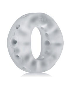 Oxballs Air Airflow Cockring - Cool Ice | Larger Size Silicone TPR Hybrid Enhancer for Men
