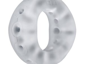 Oxballs Air Airflow Cockring - Cool Ice | Larger Size Silicone TPR Hybrid Enhancer for Men