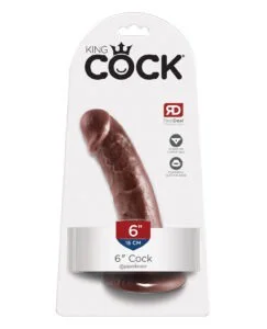 Pipedream Products King Cock 6″ Cock Brown 550129