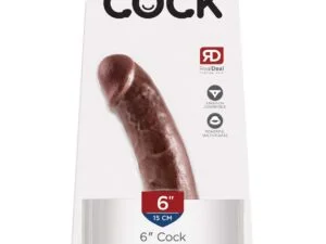 Pipedream Products King Cock 6″ Cock Brown 550129