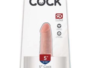 King Cock 5" Flesh Dildo by Pipedream Products - Realistic Ivory Phthalate-Free Adult Toy