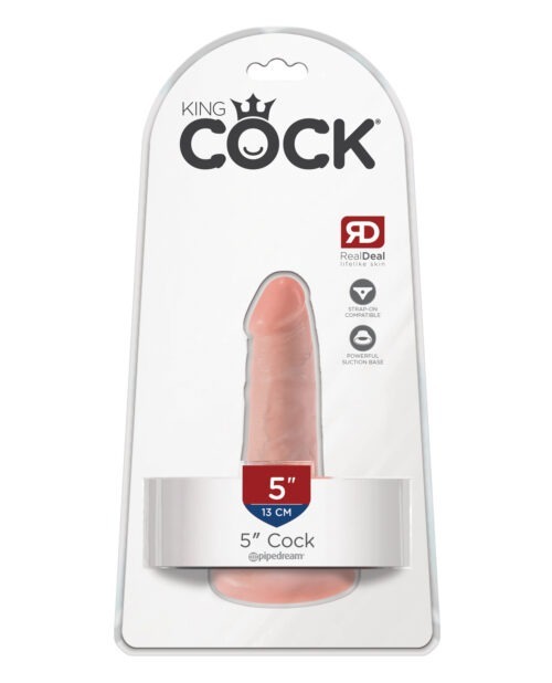 King Cock 5" Flesh Dildo by Pipedream Products - Realistic Ivory Phthalate-Free Adult Toy