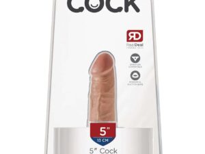 King Cock 5" Tan Dildo by Pipedream Products - Realistic Phthalate-Free PVC with Suction Base