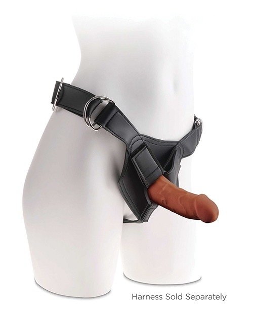 King Cock Plus 6" Triple Density Brown Dildo by Pipedream Products - Image 5