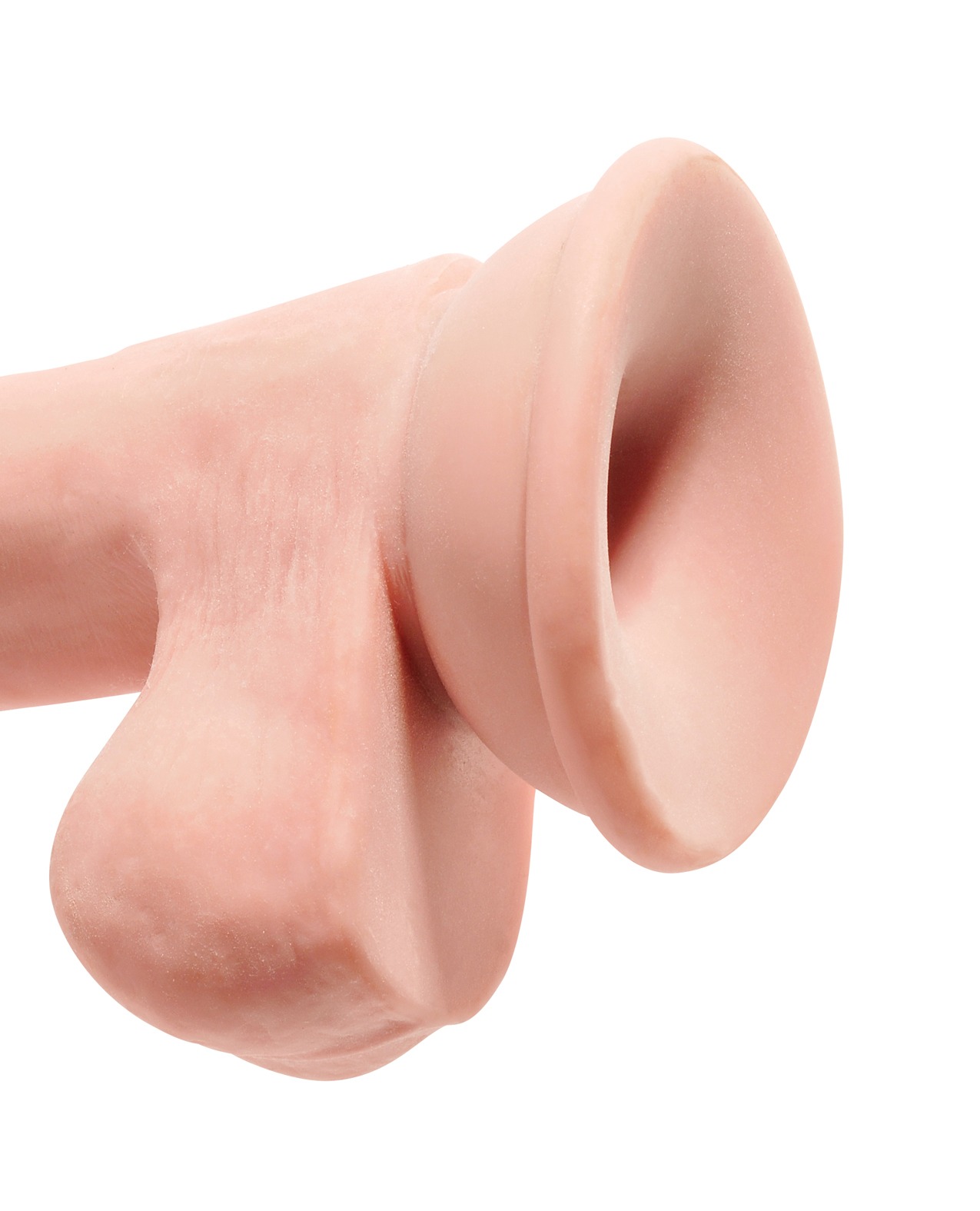 King Cock Plus 6.5" Triple Density Dildo with Suction Cup by Pipedream Products - Realistic Ivory - Image 4