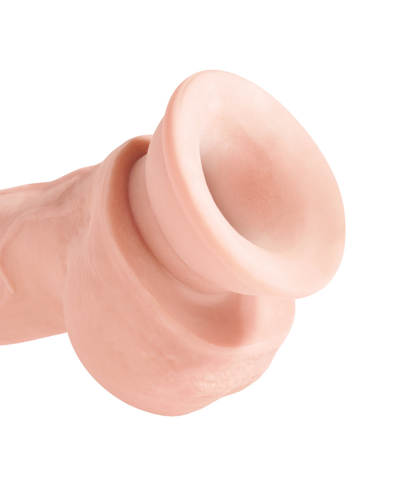 King Cock Plus 8-Inch Triple Density Silicone Dildo with Balls by King Cock – Realistic Ivory - Image 5