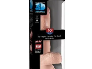 King Cock Plus 10" Triple Density Fat Cock with Balls by Pipedream Products