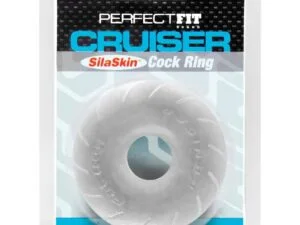 Perfect Fit SilaSkin Cruiser Ring 2.5 Inches Opaque White – Comfortable Penis Enhancement Toy