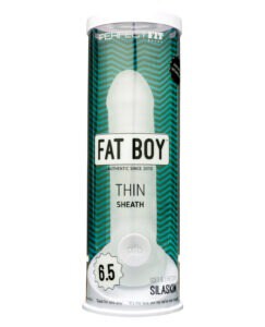 Perfect Fit Fat Boy Thin 6.5" Penis Enhancement Sheath - Clear by Perfect Fit