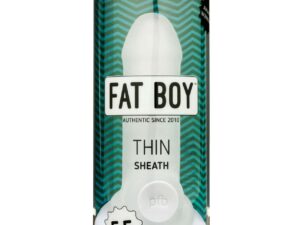 Perfect Fit Fat Boy Thin 5.5 inch Penis Enhancement Sheath - Clear Silicone