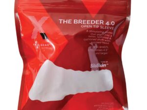 Xplay Gear The Breeder Sleeve 4.0 Clear – Penis Enhancement Sheath with Open-Tip Design and Textured Girth