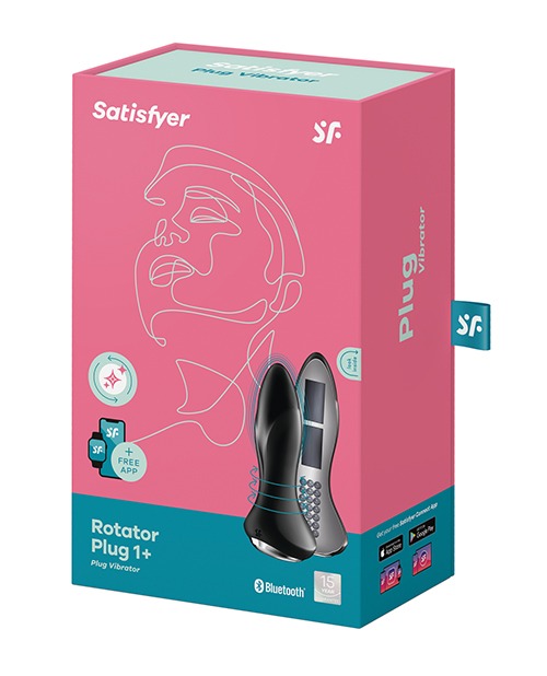 Satisfyer Rotator Plug 1+ - Waterproof Silicone Prostate and Anal Vibrator with App Control - Image 5