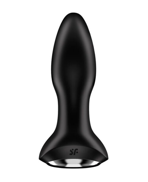 Satisfyer Rotator Plug 2+ - Black | App-Controlled Rechargeable Anal Vibrator with Rotating and Vibrating Functions