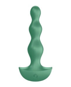 Satisfyer Lolli Plug 2 – Green Medium Silicone Anal Toy with Dual Motors and Multi-Vibration Patterns