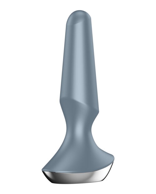 Satisfyer Plug-ilicious 2 - Ice Blue | App-Controlled Vibrating Anal Plug with Dual Motors and Waterproof Design