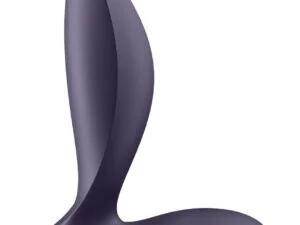 Satisfyer Power Plug - Plum | Rechargeable Waterproof Vibrating Anal Plug with App Control
