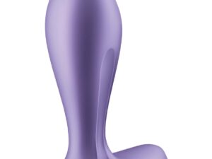 Satisfyer Intensity Plug Purple – Powerful App-Controlled Vibrating Anal Toy with Waterproof Design and