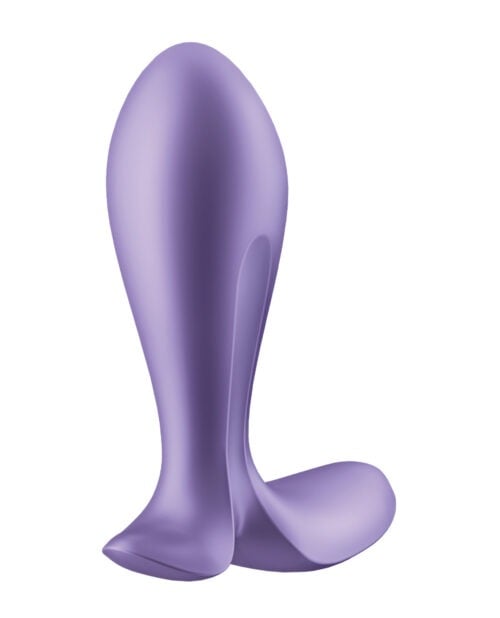 Satisfyer Intensity Plug Purple – Powerful App-Controlled Vibrating Anal Toy with Waterproof Design and Rechargeable Battery
