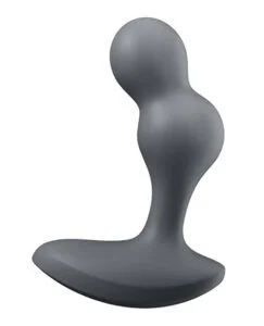 Satisfyer Deep Diver Anal Vibrator – Grey, Medium – App-Controlled Waterproof Silicone
