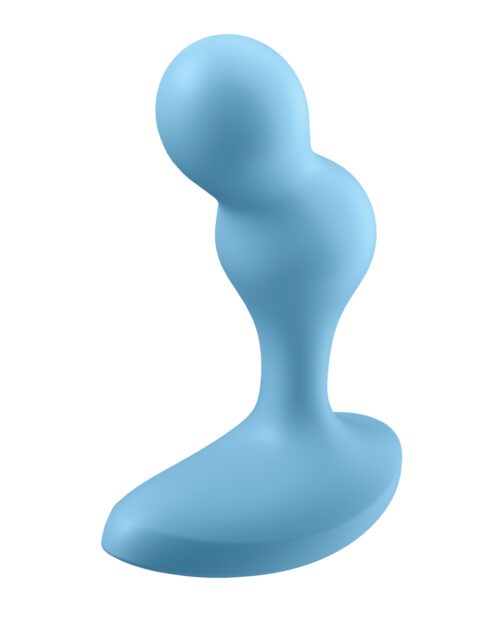 Satisfyer Deep Diver Light Blue - Rechargeable App-Controlled Anal Vibrator with Multiple Vibration Patterns
