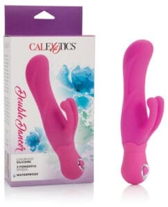 Personality Vibes Posh Double Dancer Vibrator in Pink – Dual G-Spot and Clitoral Stimulator with Waterproof