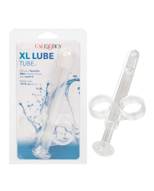 California Exotic Novelties XL Lube Tube - Clear for Precise Lubrication
