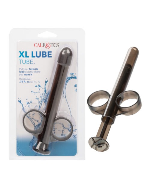 California Exotic Novelties XL Lube Tube Smoke - Refillable Lubricant Dispenser with Precise Application